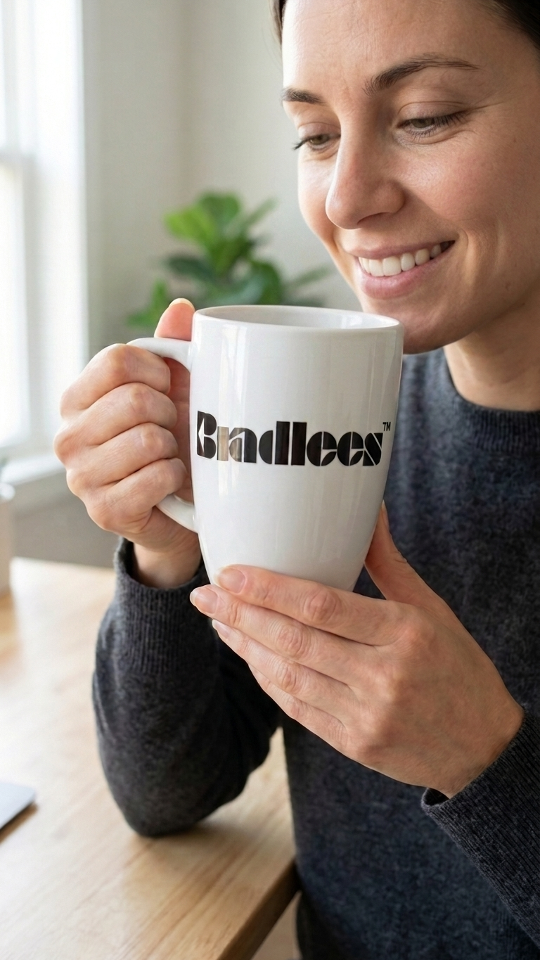 Bradlees Mug in White