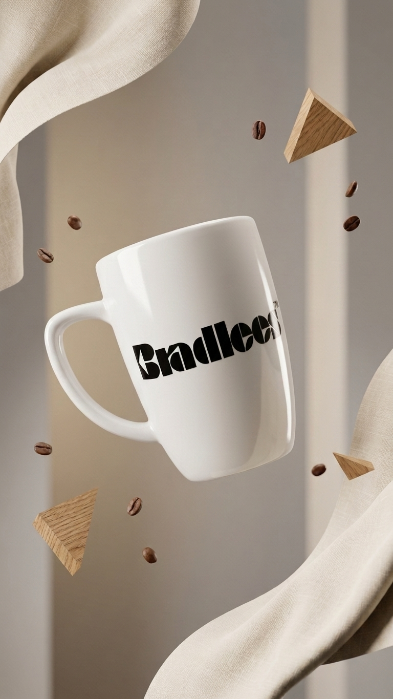 Bradlees Mug in White