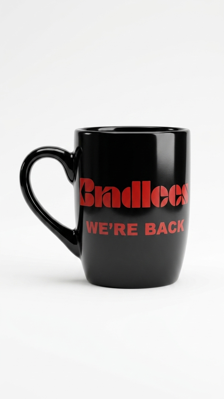 Bradlees We're Back Mug in Black